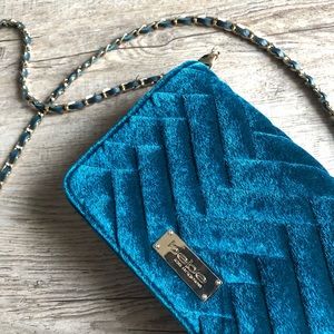 Worn Once! bebe velvet crossbody.